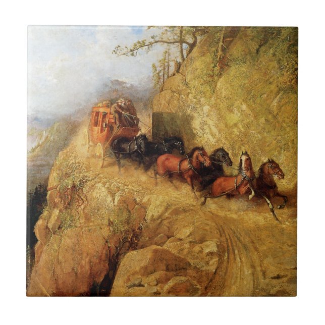 Azulejo De Cerâmica Preparação na Califórnia (Frente)