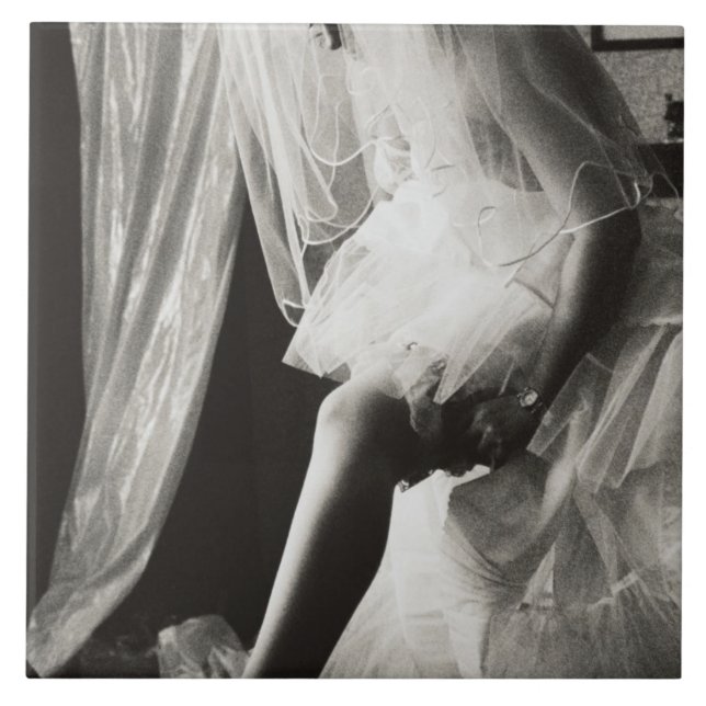 Azulejo De Cerâmica <Preparing> por Kim Koza (Frente)