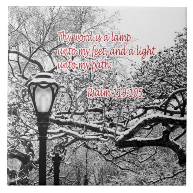 Azulejo De Cerâmica Presente cristão feito sob encomenda do verso da (Frente)