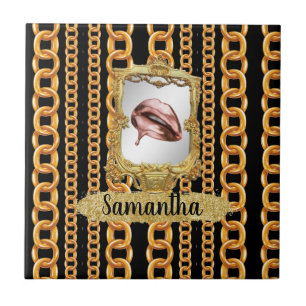 Azulejo De Cerâmica Presente de Aniversário Personalizado Para Esposa,