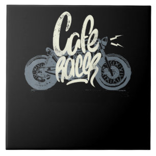 Azulejo De Cerâmica Presente De Café Para Motocicletas