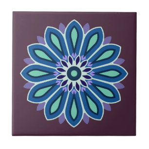 AZULEJO DE CERÂMICA  PRESENTE DE FLOR PARA MÃE FILHA IRMÃ AMIGA PROFESS