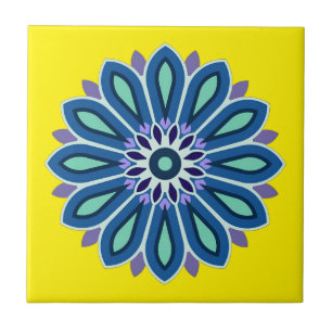 AZULEJO DE CERÂMICA  PRESENTE DE FLOR PARA MÃE FILHA IRMÃ AMIGA PROFESS