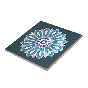 AZULEJO DE CERÂMICA  PRESENTE DE FLOR PARA MÃE FILHA IRMÃ AMIGA PROFESS