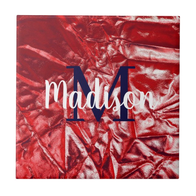 Azulejo De Cerâmica Presente Personalizado para Bridesmaid, Casamento, (Frente)