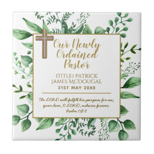 Azulejo De Cerâmica Presente Personalizado para Instalação de Pastor