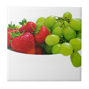Azulejo De Cerâmica Presentes de Destino de Salada de Fruta Saudável