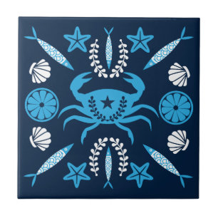 Azulejo De Cerâmica Presentes de frutos do mar