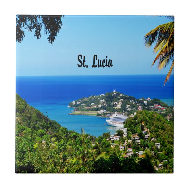 Azulejo De Cerâmica Presentes do caribe (Frente)