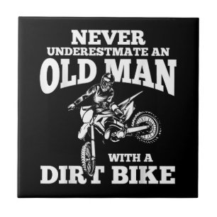 Azulejo De Cerâmica Presentes Engraçados Nunca Compreendem Um Velho Co