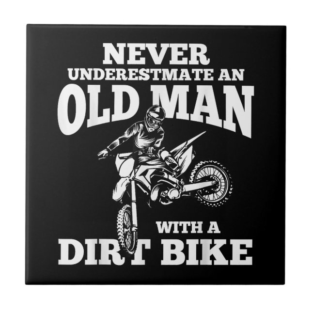 Azulejo De Cerâmica Presentes Engraçados Nunca Compreendem Um Velho Co (Frente)