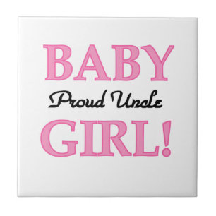 Azulejo De Cerâmica Presentes Orgulhosos Tio Baby Girl