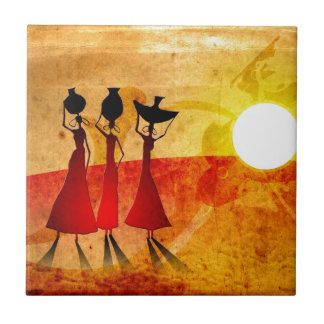 Azulejo De Cerâmica Presentes retros 27 do estilo do vintage de África