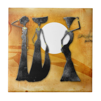 Azulejo De Cerâmica Presentes retros 28 do estilo do vintage de África