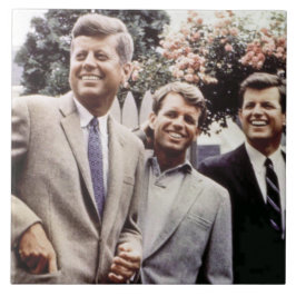 Azulejo De Cerâmica Presidente americano John Kennedy & Robert & Ted