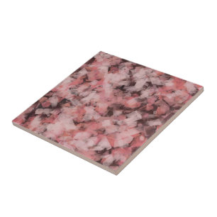 Azulejo De Cerâmica Preto Cinza Rosa Branco Geométrico Abstrato Modern