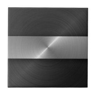 Azulejo De Cerâmica Preto e aço