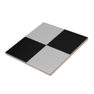 Azulejo De Cerâmica Preto e Cinza verificado