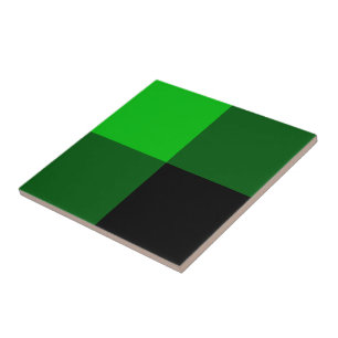 Azulejo De Cerâmica Preto e Verde
