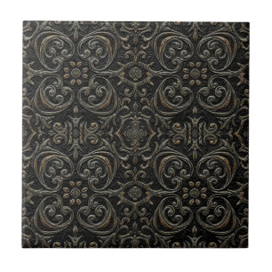 Azulejo de Cerâmica Preto Luxo