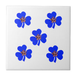 Azulejo De Cerâmica Primavera azul, trevas azuis para cozinha