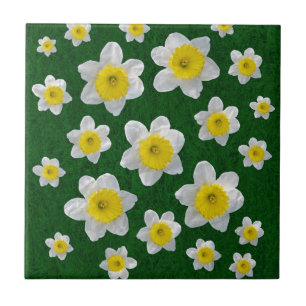 Azulejo De Cerâmica Primavera Daffodils
