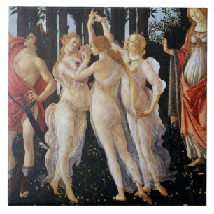 Azulejo De Cerâmica Primavera (detalhe), Sandro Botticelli