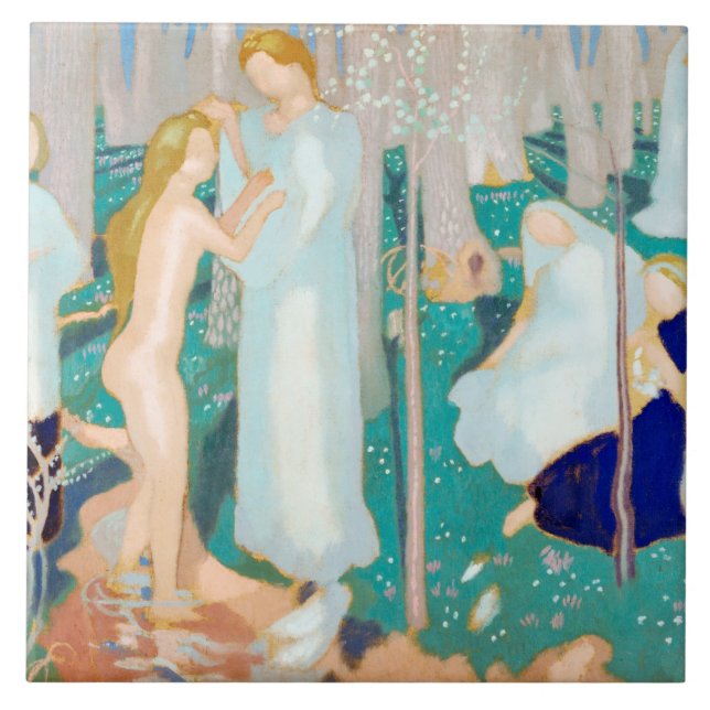Azulejo De Cerâmica Primavera, Maurice Denis (Frente)