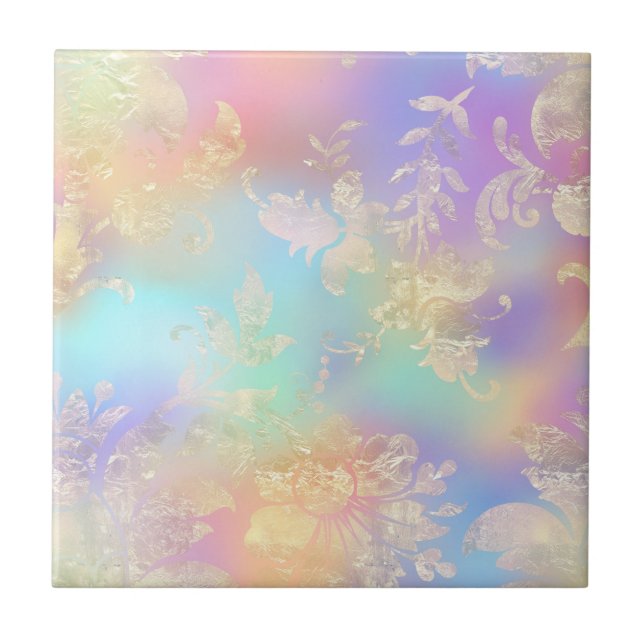 Azulejo De Cerâmica Primavera ouro (Frente)