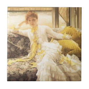 Azulejo De Cerâmica Primavera (Seaside) por James Tissot, Vintage Port