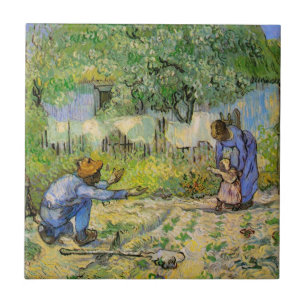 Azulejo De Cerâmica Primeiros Passos (segundo Millet) por Vincent van