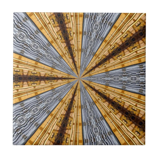 Azulejo De Cerâmica Primitiva futurística (Frente)