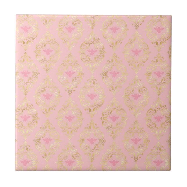 Azulejo De Cerâmica Princesa Bee Series Design nº 5 (Frente)