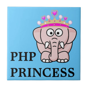 Azulejo De Cerâmica Princesa do PHP: Mulheres no desenvolvimento da