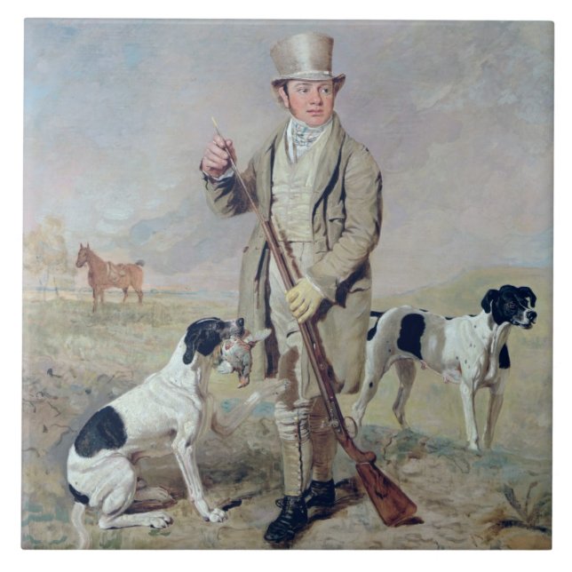 Azulejo De Cerâmica Príncipe de Richard, com Damon, o coronel atrasado (Frente)