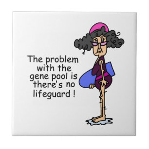 Azulejo De Cerâmica Problema com a Piscina de Gene