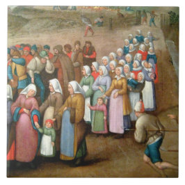 Azulejo De Cerâmica Procissão de Casamento Tradicional (Arte Vintage)