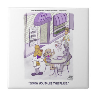 Azulejo De Cerâmica Produtos Cafe Le Chien