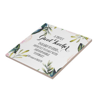 Azulejo De Cerâmica Professora abandonando script de presentes para ap