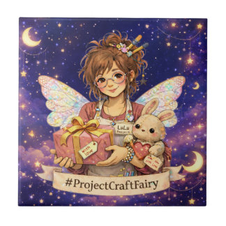 Azulejo De Cerâmica #ProjectCraftFairy NightMode Ceramic Coaster
