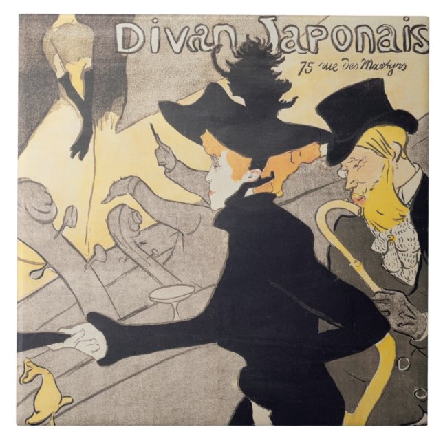 Azulejo De Cerâmica Propaganda de poster 'Le de Henri de (Frente)