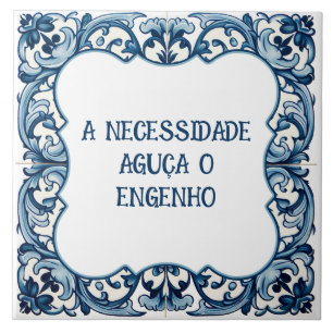Azulejo De Cerâmica Provérbio Português