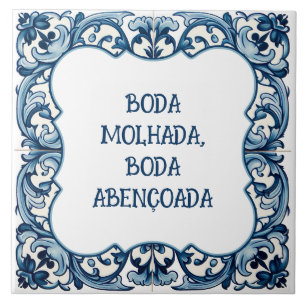 Azulejo De Cerâmica Provérbio Português