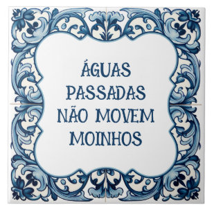 Azulejo De Cerâmica Provérbio Português