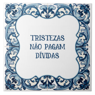 Azulejo De Cerâmica Provérbio Português