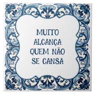 Azulejo De Cerâmica Provérbio Português