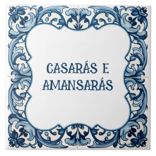 Azulejo De Cerâmica Provérbio Português