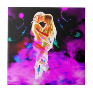 Azulejo De Cerâmica Psíquica DA CHAMA TWIN