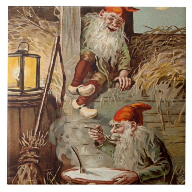 Azulejo De Cerâmica "Pudim in the Barn" por Jenny Nystrom (Frente)