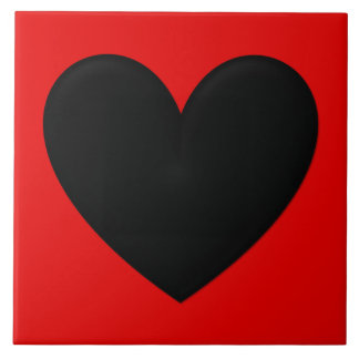 Azulejo De Cerâmica Puffy Heart